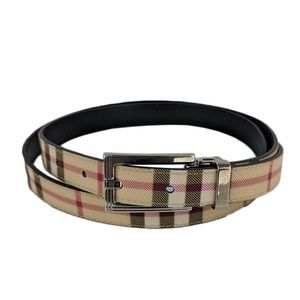 Burberry Haymarket Check Reversible Belt 40/100